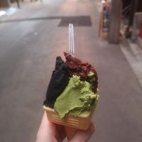 Ice cream at Premarché Gelateria in Kyoto