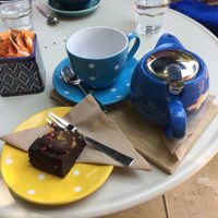 Vegan chocolate brownie 😋 at A Little Shop of Soul in Sunshine Coast
