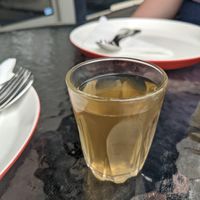 Complementary shai- hot gingery spiced tea at Café Merkama in Ballarat