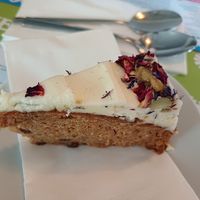 Carrot cake at Zapato Lounge in Northampton