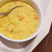 Tom Kha like soup, spicy at Amitabha in Prague