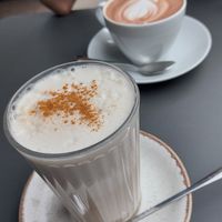 Vegan Chai and vegan chocolate milk: plenty of plant based milk options at Satt und Glücklich in Kassel