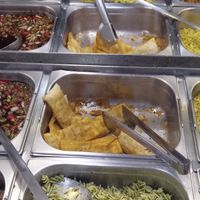 Buffet quente at Pop Vegan Food in Sao Paulo