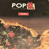 Capa do cardápio at Pop Vegan Food in Sao Paulo