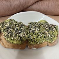 Avo on toast  at Bowl in Mykonos