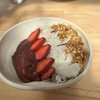 Açai smoothie bowl  at Bowl in Mykonos