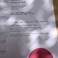 Vegan desserts at Bowl in Mykonos