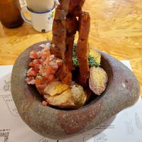 Anticuchos veganos at Nuna Raymi in Cusco