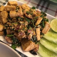 Thai tofu salad  at Dow Vegan Restaurant in Koh Phi Phi