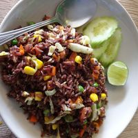 Green curry at Dow Vegan Restaurant in Koh Phi Phi