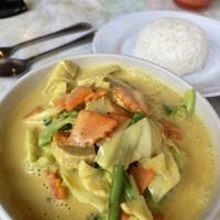 Massaman curry   at Dow Vegan Restaurant in Koh Phi Phi