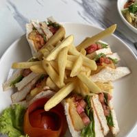 Club sándwich   at Dow Vegan Restaurant in Koh Phi Phi