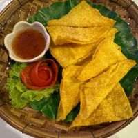 Waton (like tortilla chips )  at Dow Vegan Restaurant in Koh Phi Phi