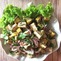 Larb Tofu at Dow Vegan Restaurant in Koh Phi Phi