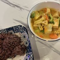 Super tasty curry!  at Dow Vegan Restaurant in Koh Phi Phi