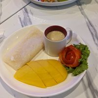 Mango sticky rice at Dow Vegan Restaurant in Koh Phi Phi