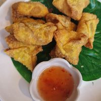 fried tofu in wonton at Dow Vegan Restaurant in Koh Phi Phi