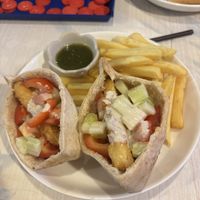 Tofu and Tahini Pitas   at Dow Vegan Restaurant in Koh Phi Phi