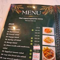 Menu at Dow Vegan Restaurant in Koh Phi Phi