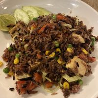 Fried rice. Didnt like it at Dow Vegan Restaurant in Koh Phi Phi