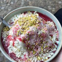 spaghetti ice   at Tribeca Ice Cream in Berlin