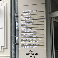 Flavors all vegan   at Tribeca Ice Cream in Berlin