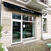 Outside at Tribeca Ice Cream in Berlin