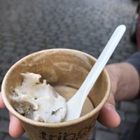 Banana pecan nut  at Tribeca Ice Cream in Berlin