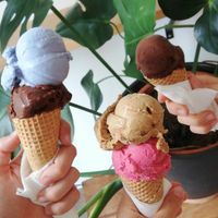 delicious falvours of ice cream at Tribeca Ice Cream in Berlin