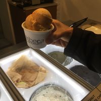 Rainy day ice cream  at Tribeca Ice Cream in Berlin