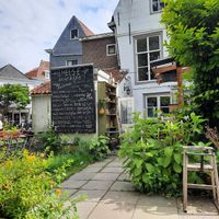 Deel van de tuin at De Zeeuwse Hemel in Zierikzee