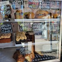 Vegan pastries at Chez Alex Bakery in Brooklyn