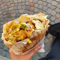 Makali im Brot (4€) + Tofu (1€) at Kabibi in Karlsruhe