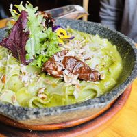 Fettuccini al Pesto  at Chia Vegan Restaurant in Cusco
