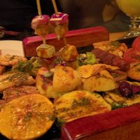 Sorry for the bad photo, it doesn't do the food justice, I took a video to capture the sizzling haha. This is a screenshot from the video. at Chia Vegan Restaurant in Cusco