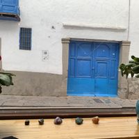 My view  at Chia Vegan Restaurant in Cusco