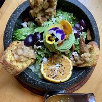 Salad  at Chia Vegan Restaurant in Cusco