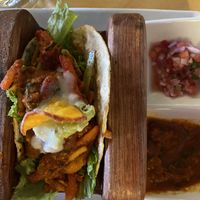 Mixed tacos  at Chia Vegan Restaurant in Cusco