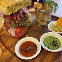 Hamburguesa   at Chia Vegan Restaurant in Cusco