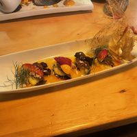 Mango Ravioli  at Chia Vegan Restaurant in Cusco