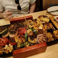 Mixed grill at Chia Vegan Restaurant in Cusco
