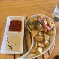 papas   at Chia Vegan Restaurant in Cusco