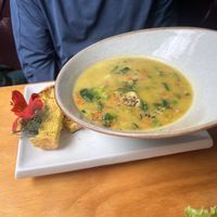 chupe   at Chia Vegan Restaurant in Cusco