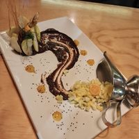 Avocado-chocolate mousse at Chia Vegan Restaurant in Cusco