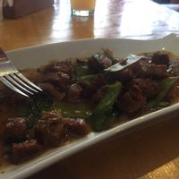 Second plate at the menu at Chia Vegan Restaurant in Cusco