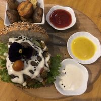 Burger  at Chia Vegan Restaurant in Cusco