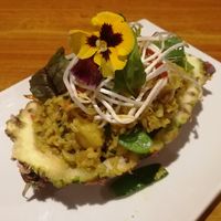 Thai rice at Chia Vegan Restaurant in Cusco