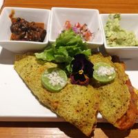 Tacos mixtos at Chia Vegan Restaurant in Cusco