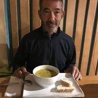 Andean soup at Chia Vegan Restaurant in Cusco