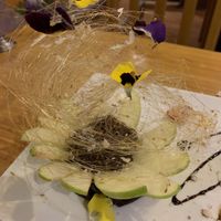 Avocado cacao mouse at Chia Vegan Restaurant in Cusco